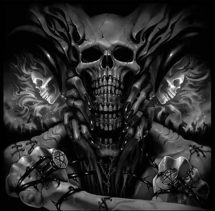 Grim Reaper Artwork Badass , HD Wallpaper & Backgrounds