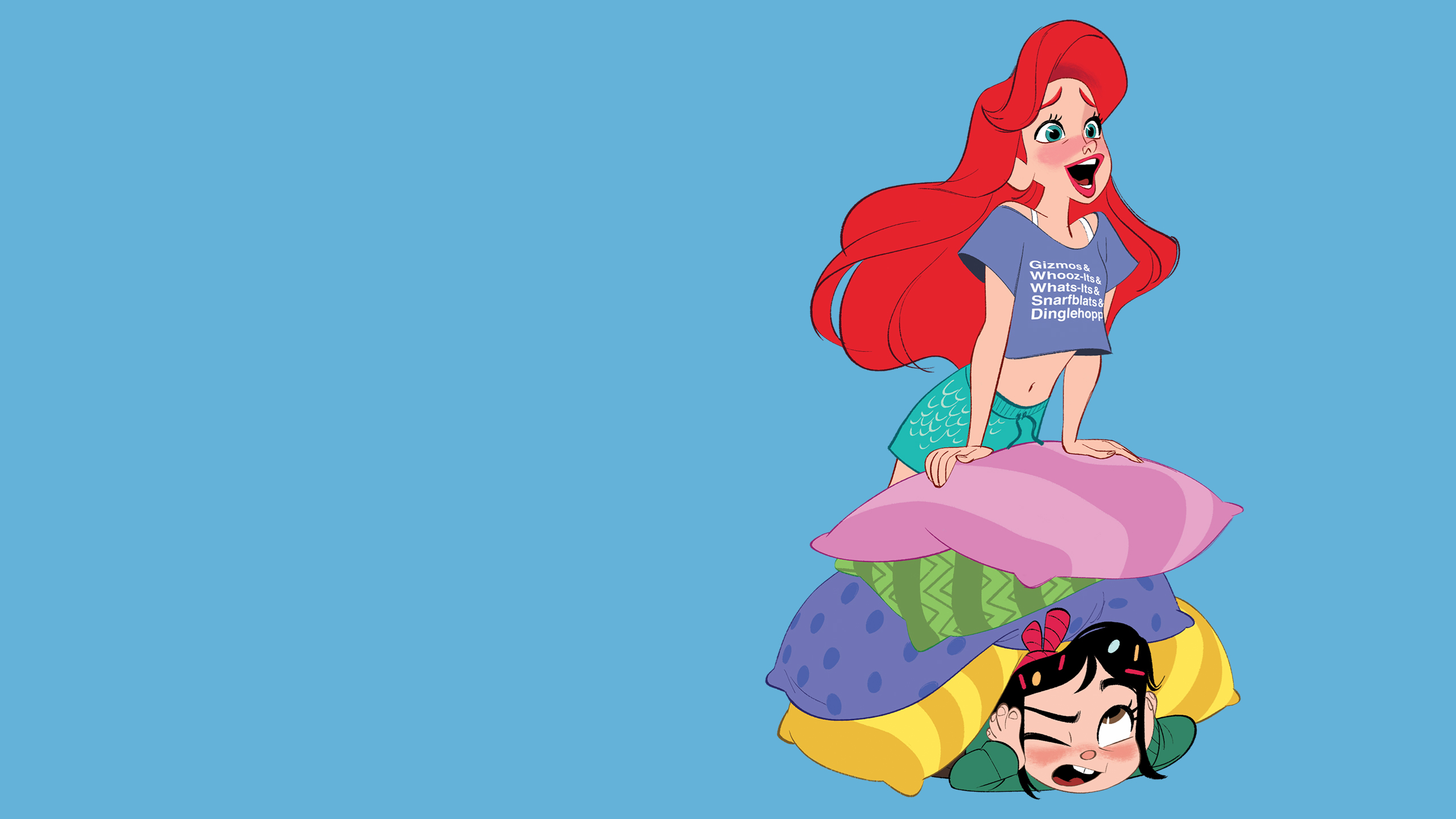 Ralph Breaks The Internet Disney Princess Wallpaper - Ralph Breaks The Internet Ariel , HD Wallpaper & Backgrounds