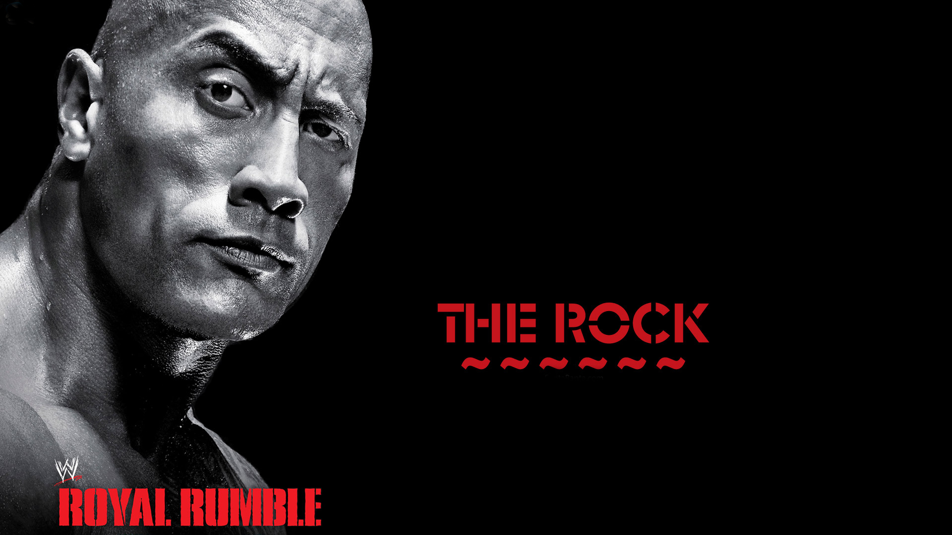The Rock Best Wallpaper - Wwe Royal Rumble 2013 , HD Wallpaper & Backgrounds