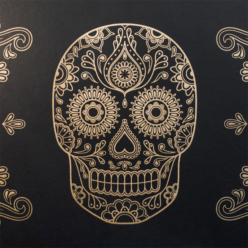 Sugar Skull Wallpaper 2 - Mexican Skull Art Background , HD Wallpaper & Backgrounds