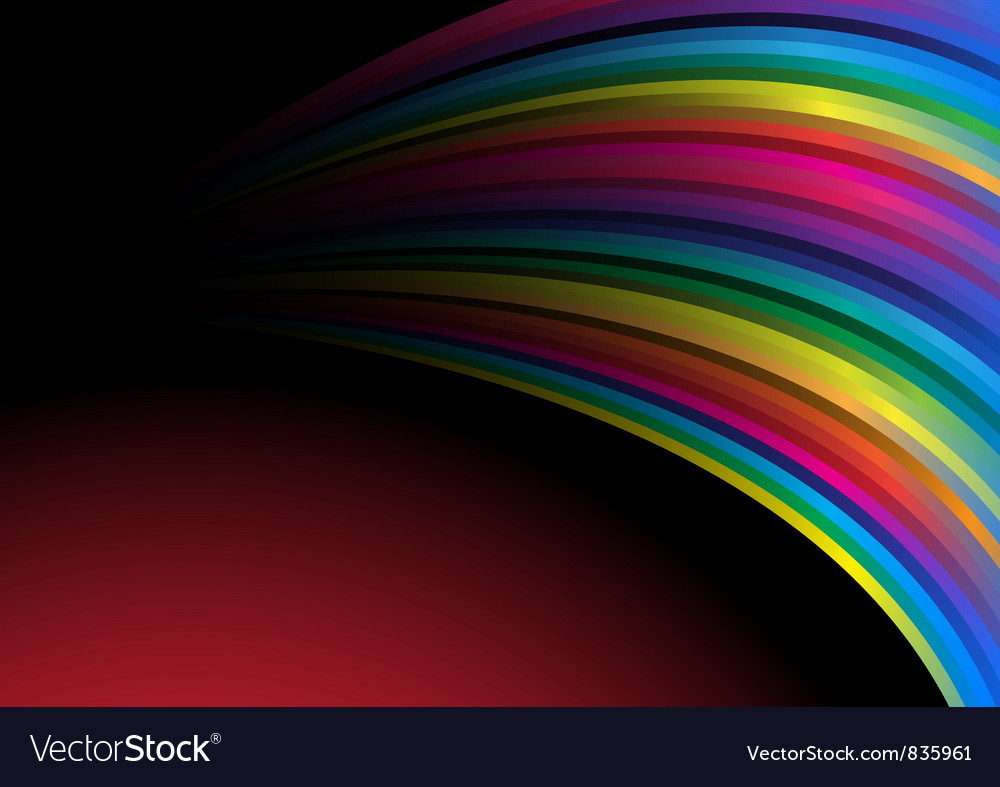 Rainbow Wallpaper Vector Image - Rainbow , HD Wallpaper & Backgrounds