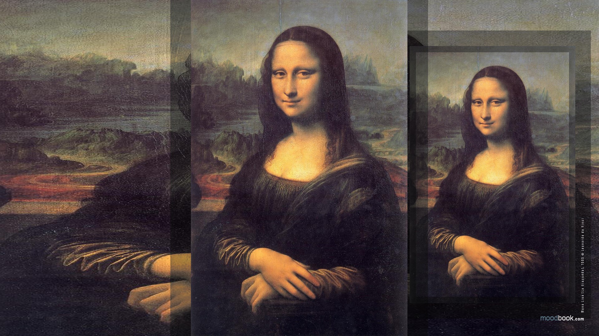 Classical - Mona Lisa Line Art , HD Wallpaper & Backgrounds