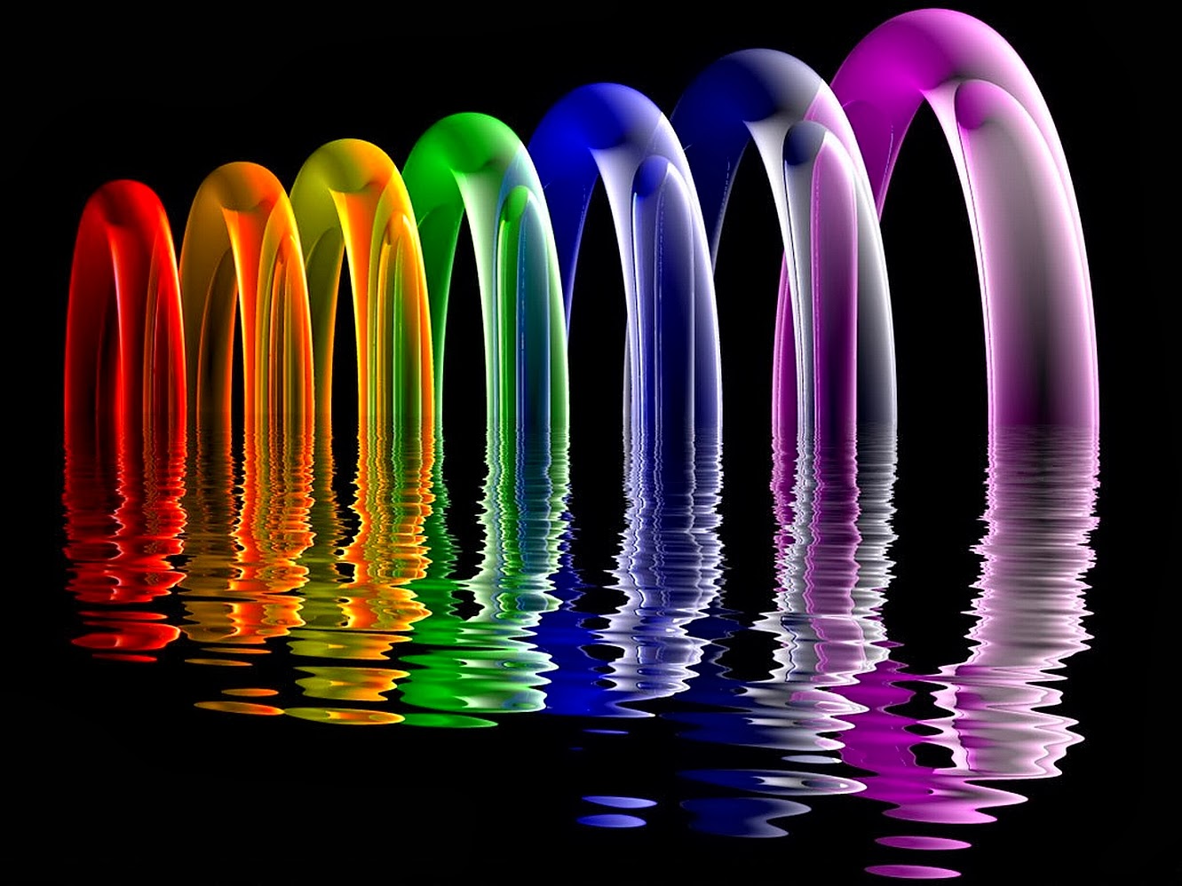 3d Rainbow Wallpaper Mobile - Satisfying Wallpapers Hd , HD Wallpaper & Backgrounds