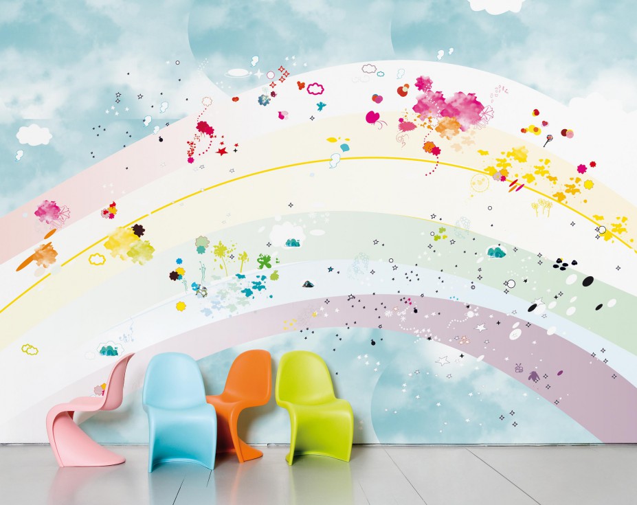 Rainbow - Kids Wallpaper Rainbow , HD Wallpaper & Backgrounds