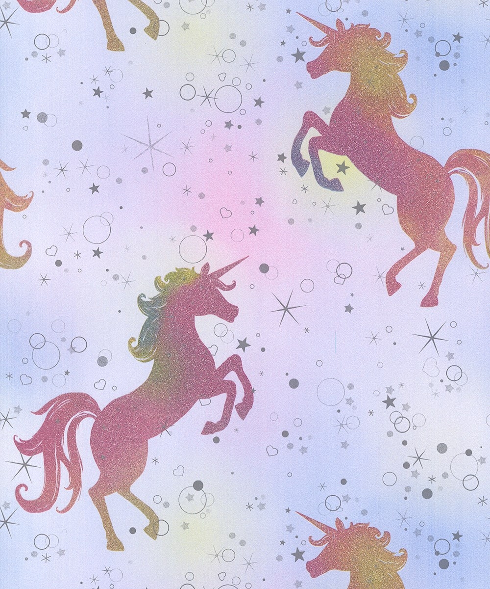 Be Dazzled Dancing Unicorn Rainbow Wallpapersku - Unicorn Wall Paper , HD Wallpaper & Backgrounds
