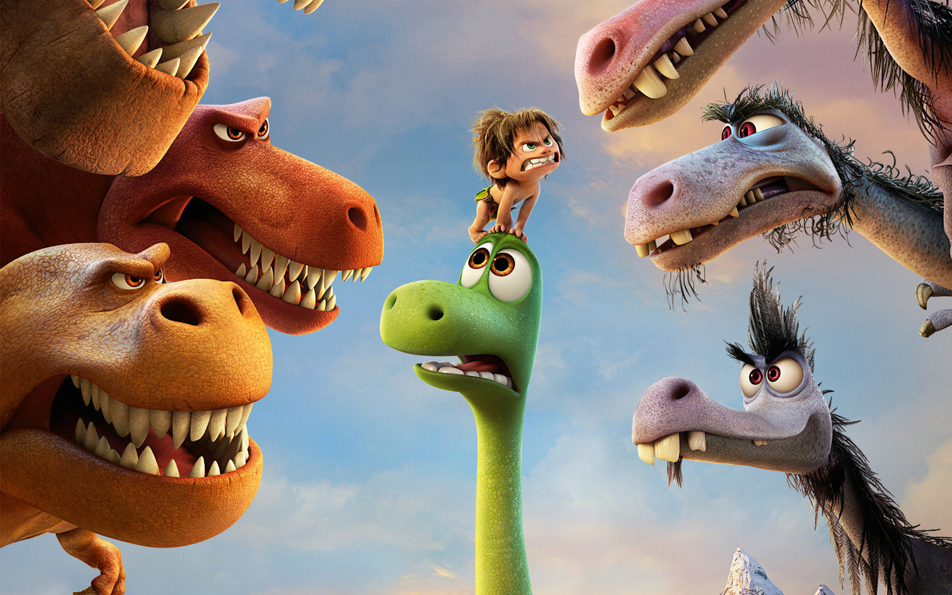 The Good Dinosaur 2015 Movie Wallpaper , HD Wallpaper & Backgrounds
