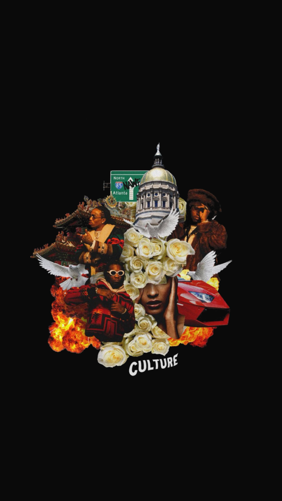 Just Made These On Some Free App Not Trying To Brag - Culture 2 Album Cover , HD Wallpaper & Backgrounds