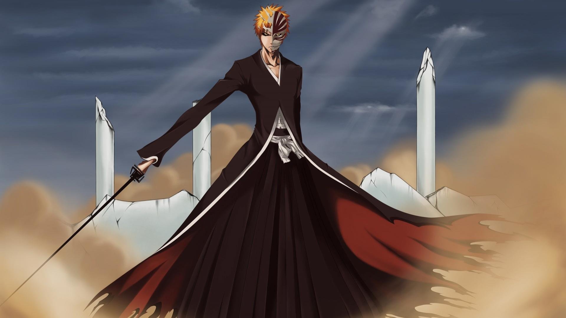 Bleach - Bleach Ichigo Bankai 1 , HD Wallpaper & Backgrounds