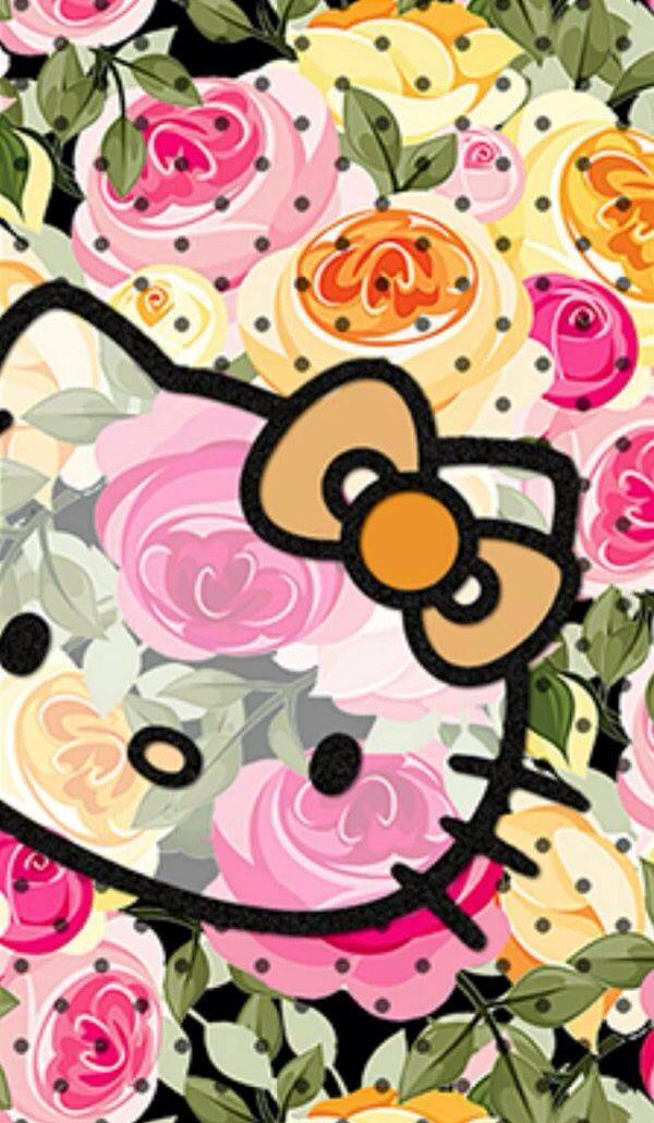 Hello Kitty Flowers Cute Hello Kitty Wallpaper Hello - Hello Kitty , HD Wallpaper & Backgrounds
