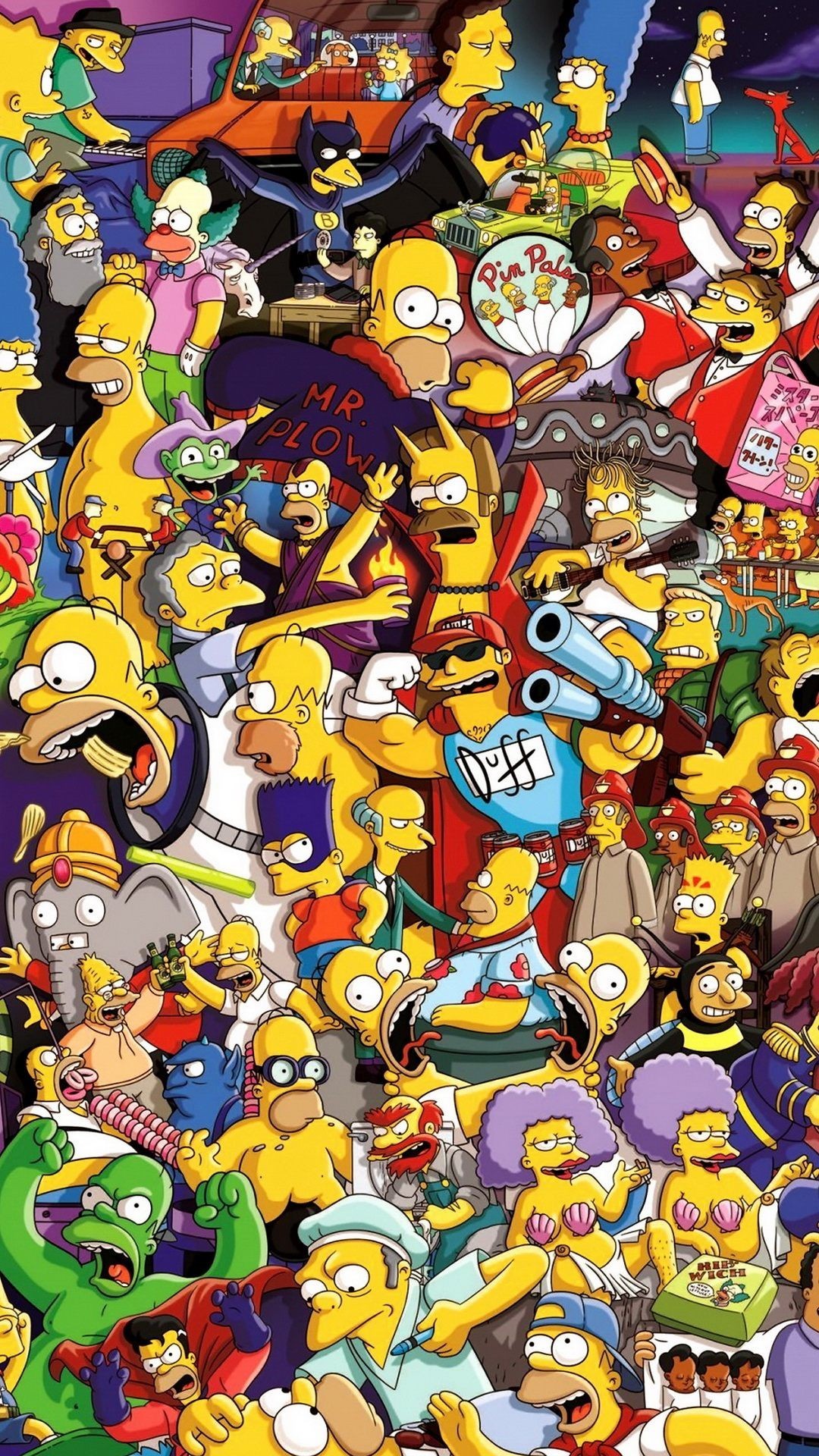 Drawn/cartoons Simpsons Iphone 6 Plus Wallpapers - Papel De Parede Para Celular Do Simpsons , HD Wallpaper & Backgrounds