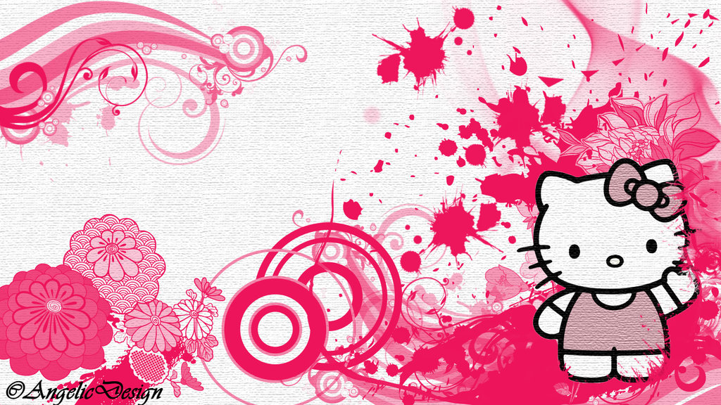 Pink Wallpaper Hd Hello Kitty , HD Wallpaper & Backgrounds