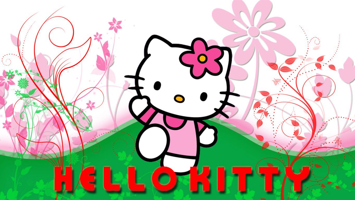 Cute Hello Kitty Wallpaper - Hello Kitty Pink Poster , HD Wallpaper & Backgrounds