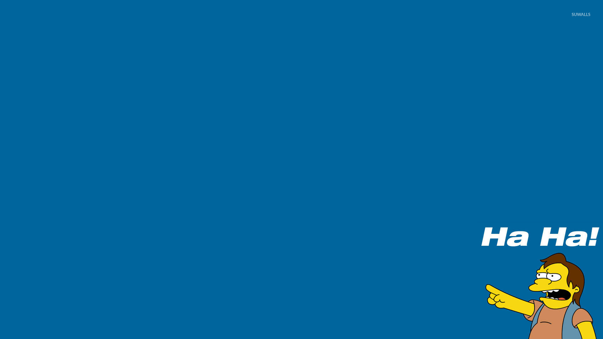 The Simpsons Wallpaper - Nelson Simpsons , HD Wallpaper & Backgrounds