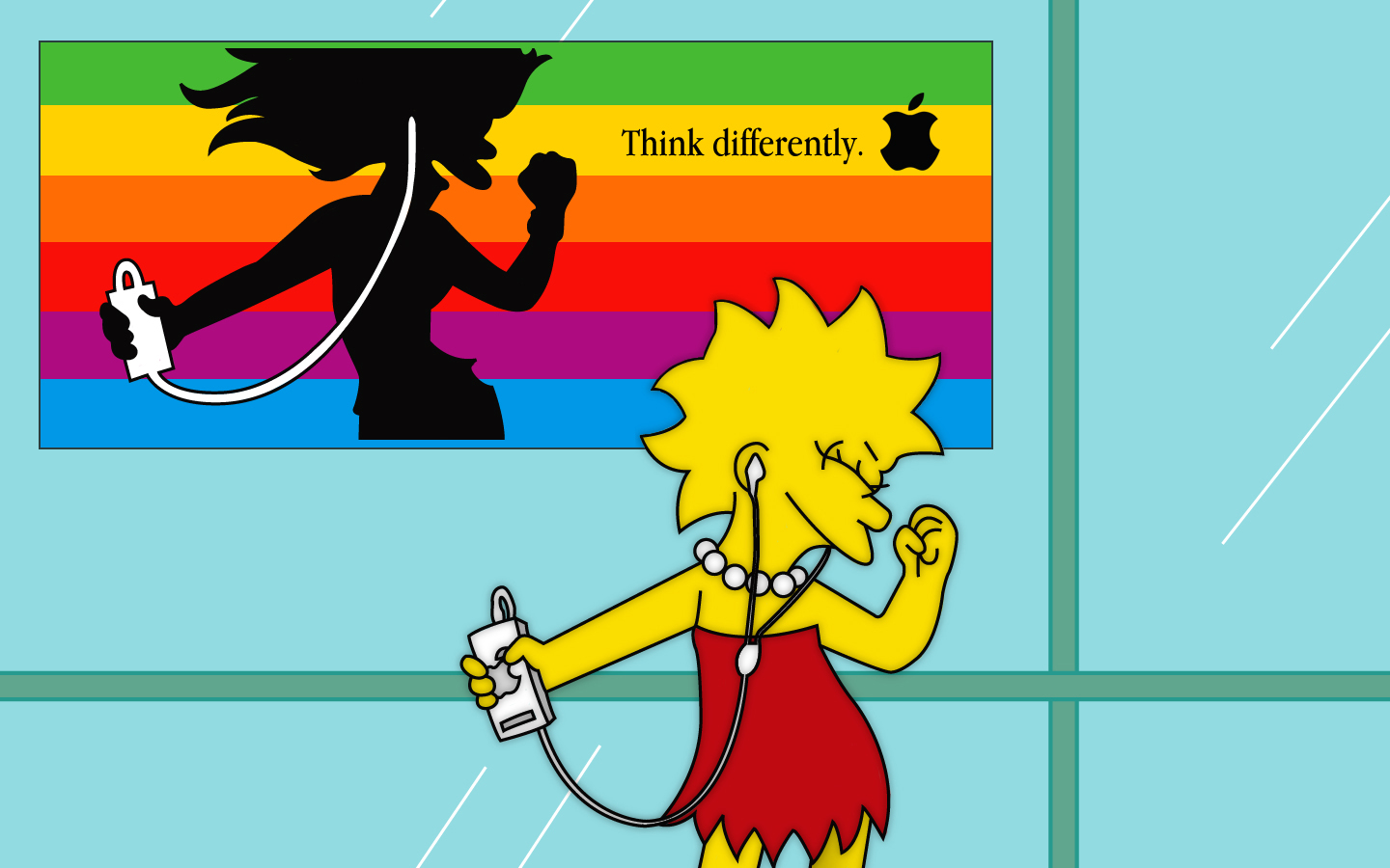 Free Simpsons Wallpaper - Lisa Simpson , HD Wallpaper & Backgrounds