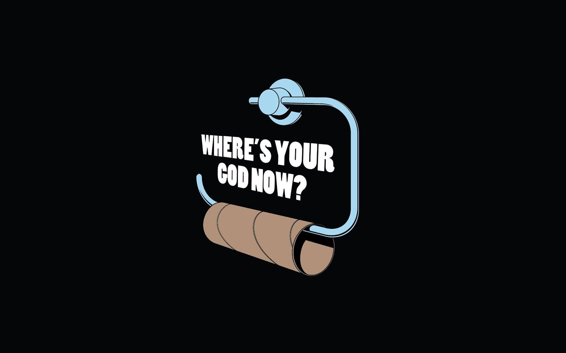 Funny Laptop Backgrounds - Where's Your God Now , HD Wallpaper & Backgrounds