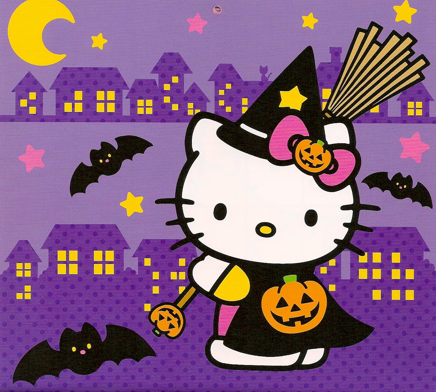 Hello Kitty Wallpaper Desktop Halloween , HD Wallpaper & Backgrounds