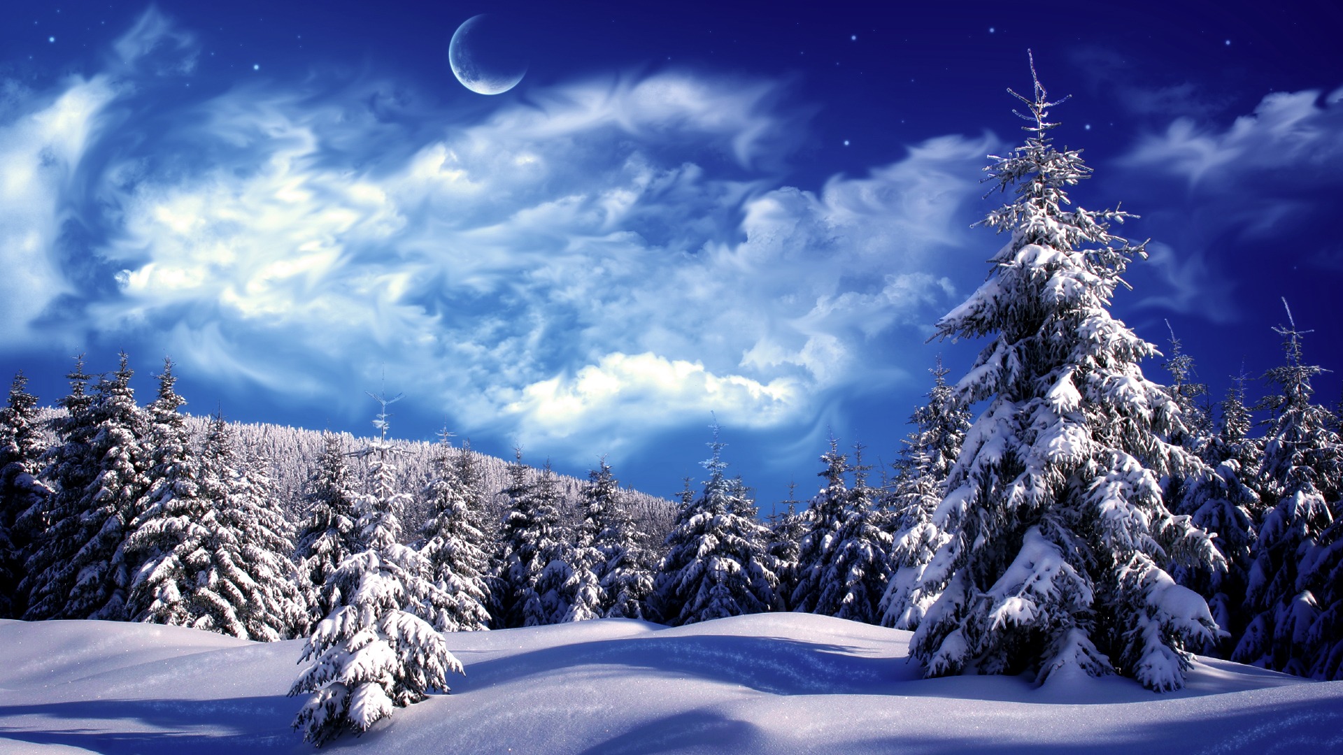Beautiful Winter Landscape Wallpaper - Winter Scenery Hd , HD Wallpaper & Backgrounds