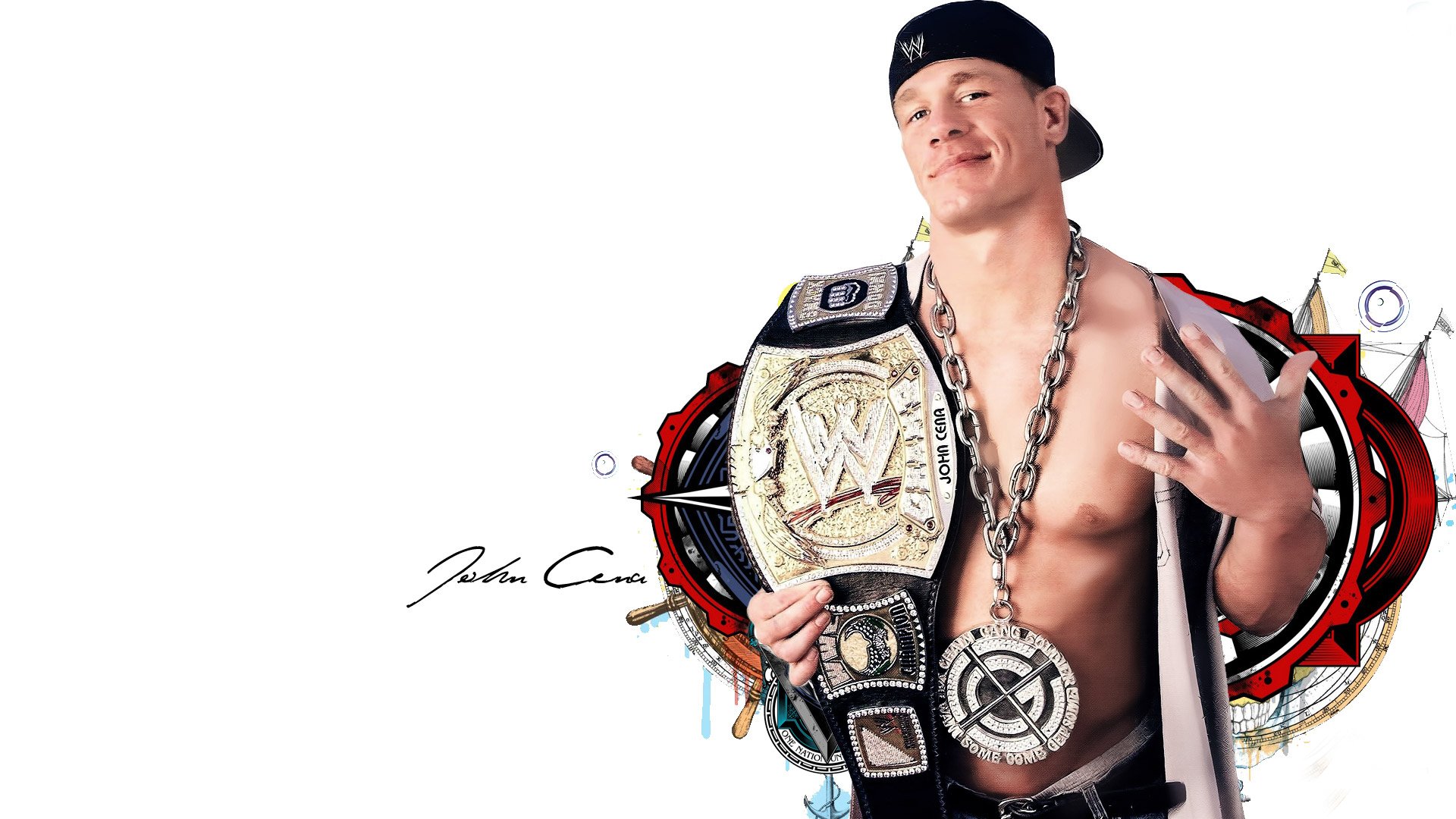 Wwe John Cena Wallpaper - John Cena Rapero , HD Wallpaper & Backgrounds
