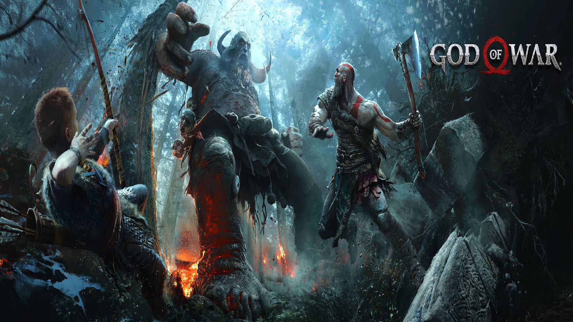 God Of War Is A Mythology Based Action Adventure Video - God Of War 4 Hd , HD Wallpaper & Backgrounds