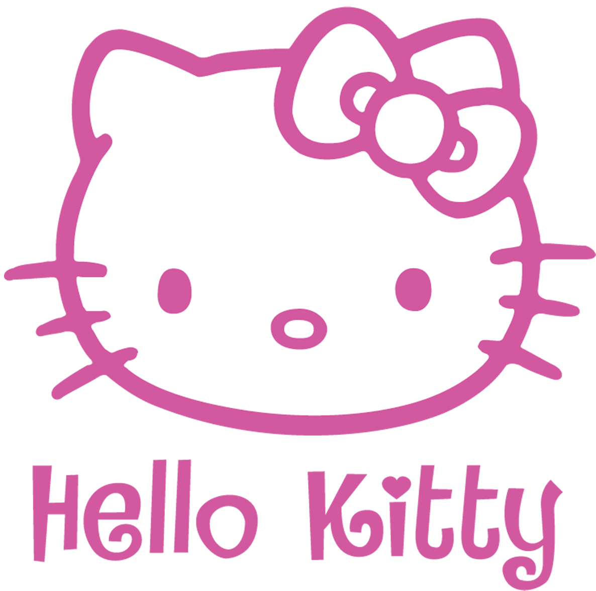 Kitty Wallpaper Hd - Hello Kitty Face Vector , HD Wallpaper & Backgrounds