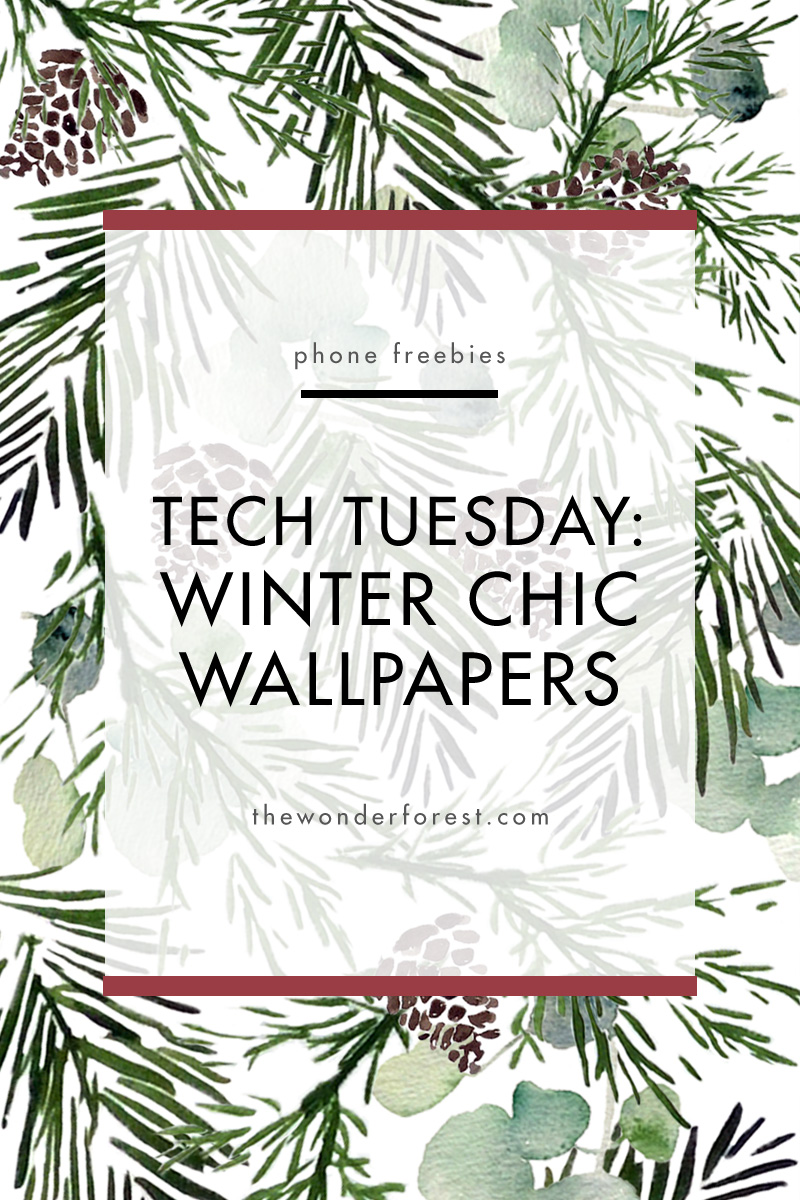 Winter Chic Wallpapers - Winter Wallpaper Watercolor , HD Wallpaper & Backgrounds