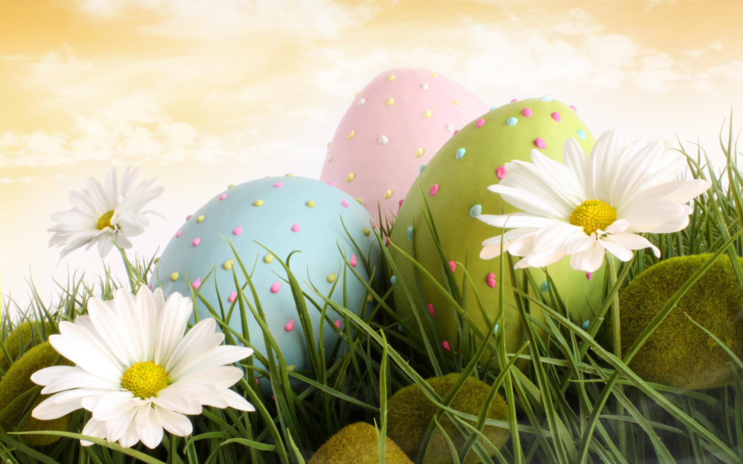Easter Egg Wallpaper - Easter Wallpaper For Desktop , HD Wallpaper & Backgrounds