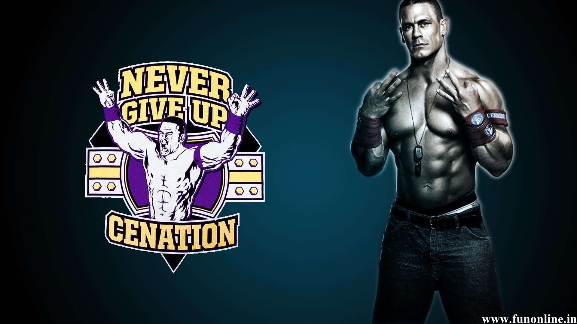 John Cena Wallpapers, Download Wwe John Cena's Hd Wallpaper - John Cena Never Give Up Hd Img , HD Wallpaper & Backgrounds