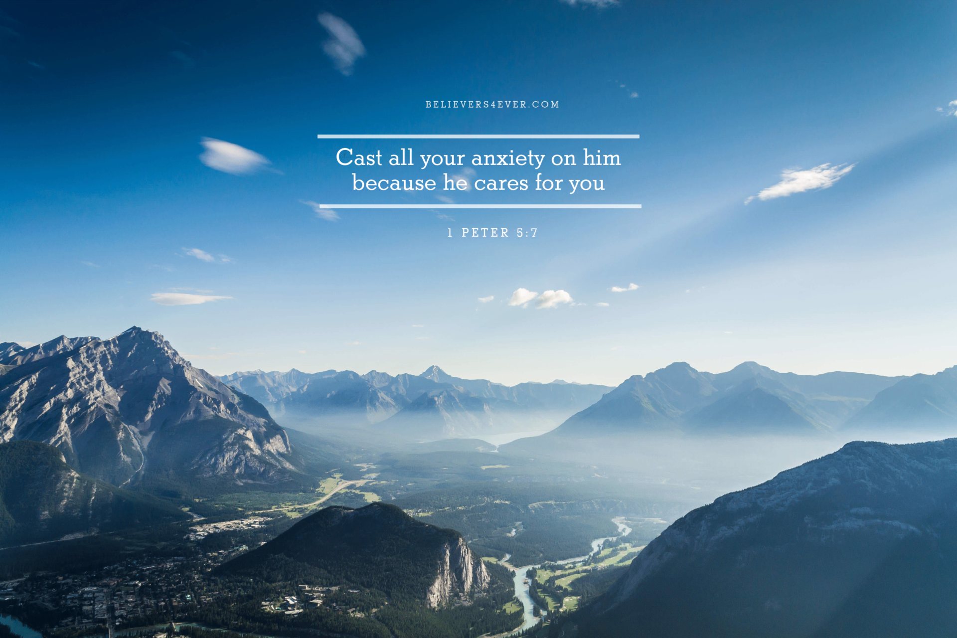 Cast All Your Anxiety On Him Christian Wallpaper Hd - Desktop Wallpaper Christian , HD Wallpaper & Backgrounds