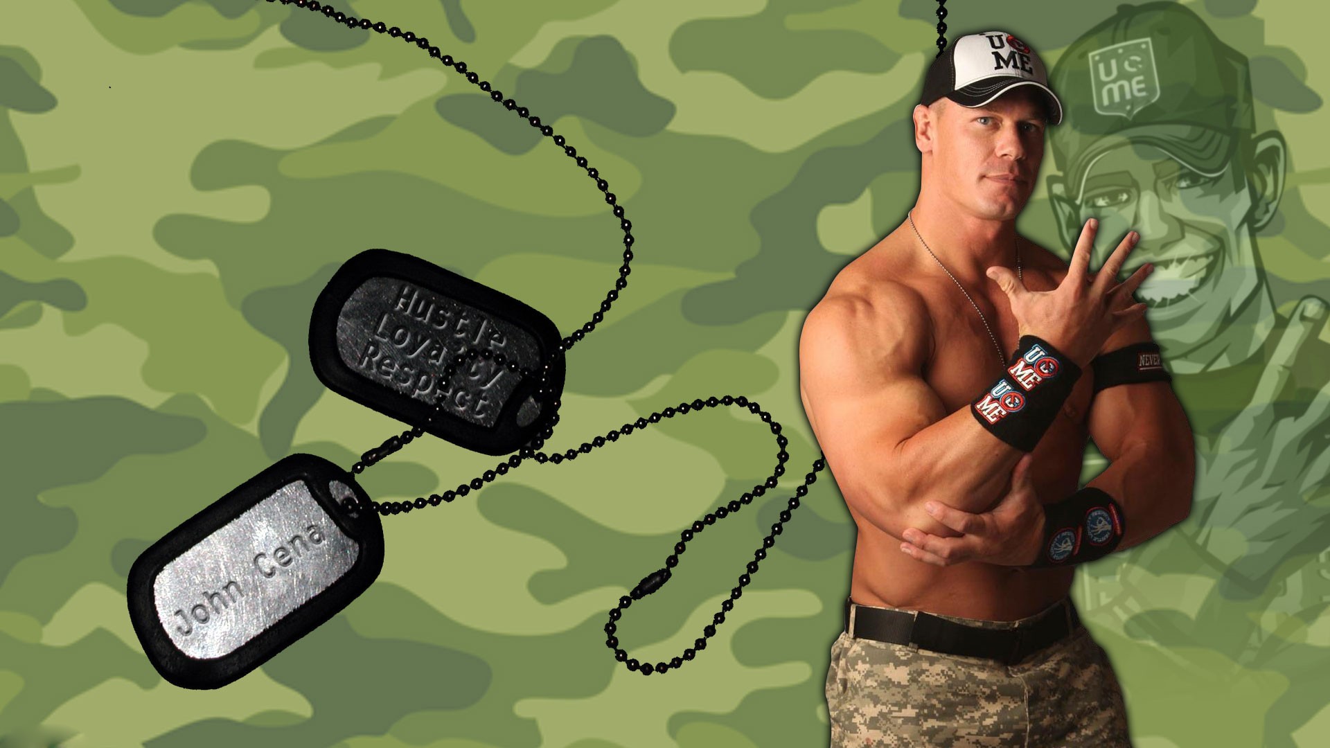 John Cena By Ricky Cena John Cena Wallpapers Windows - John Cena Military Chain , HD Wallpaper & Backgrounds