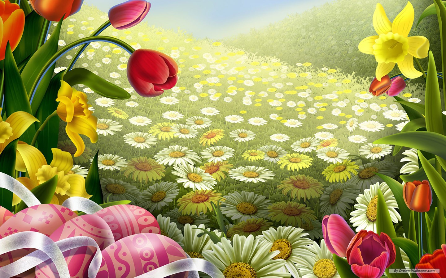 Free Desktop Easter Wallpaper , HD Wallpaper & Backgrounds