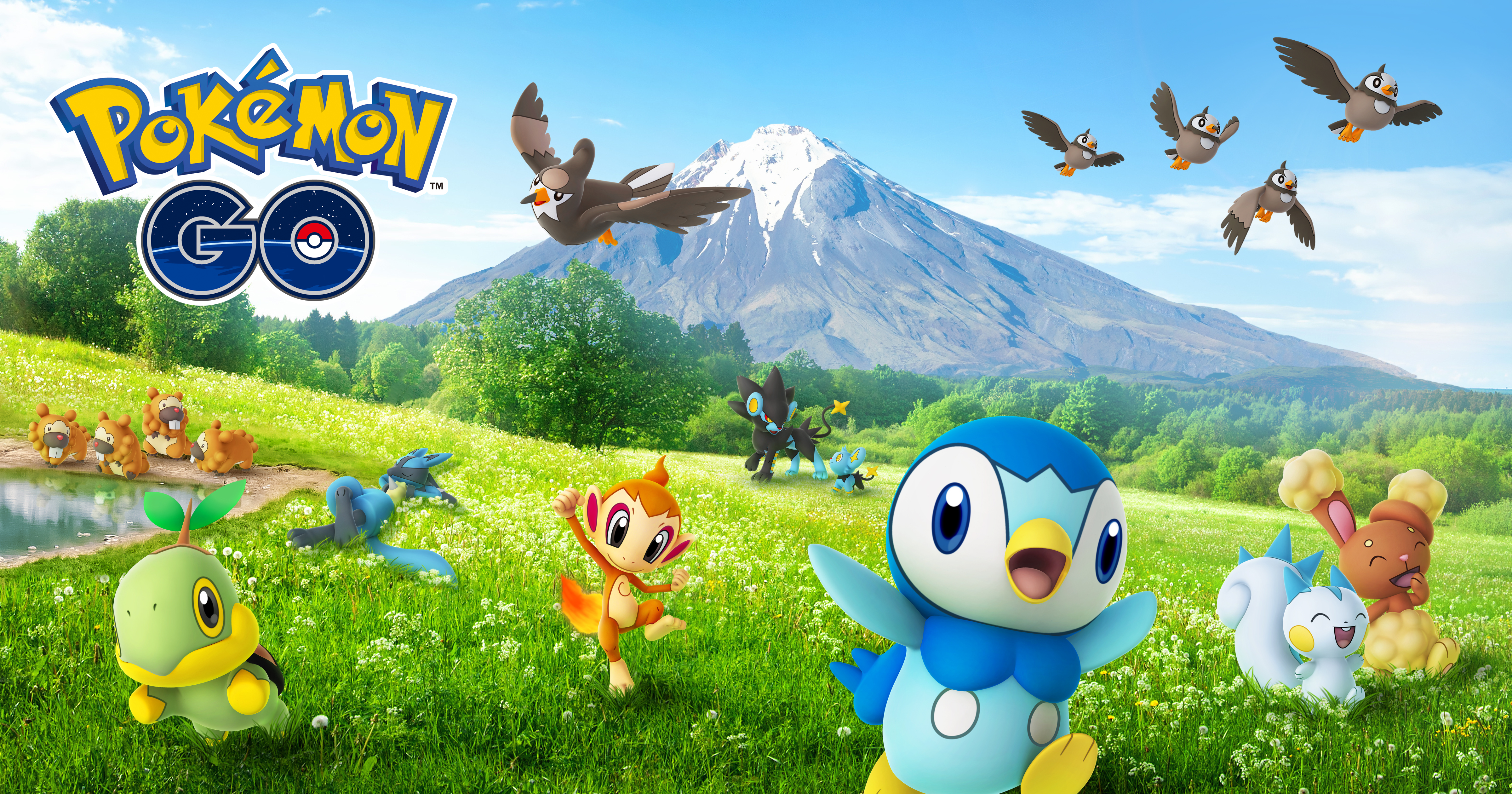 Shinx , Pachirisu , Bidoof , Starly , Pokemon Go, Pokémon, - Gen 4 Pokemon Go Regionals , HD Wallpaper & Backgrounds