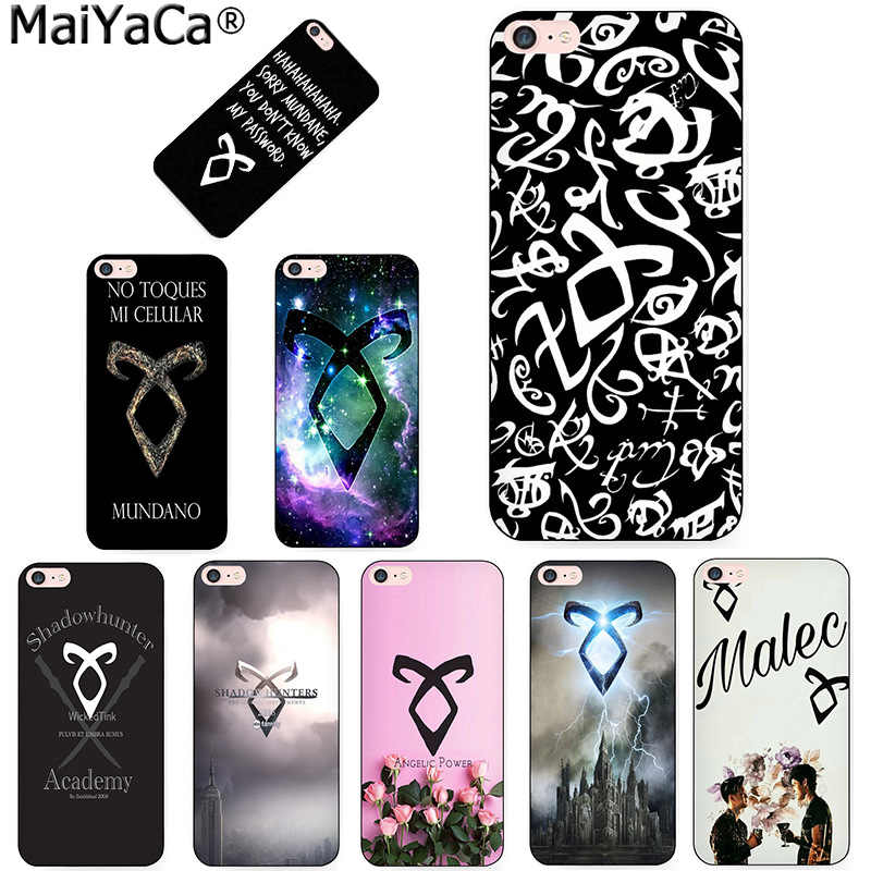 Maiyaca Shadowhunters Luxury Quality Black Soft Tpu - Iphone Cover Guitar Amp , HD Wallpaper & Backgrounds