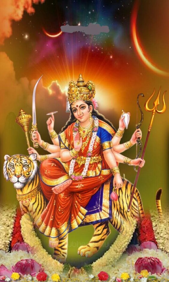 Durga - Mata Rani Images Download , HD Wallpaper & Backgrounds