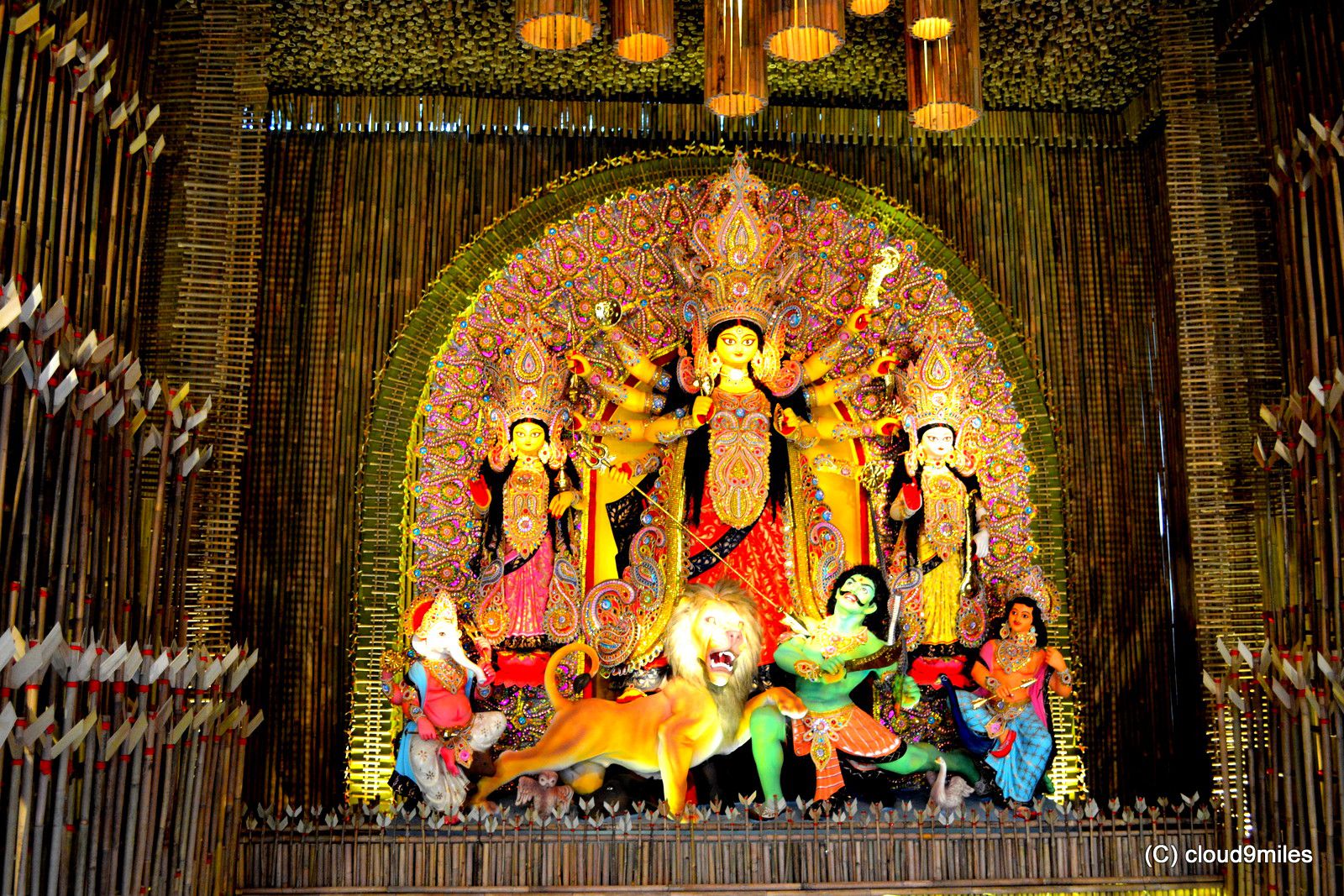 Durga Puja Photo Gallery At Images - Religion , HD Wallpaper & Backgrounds