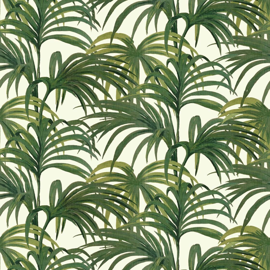 Palmeral Wallpaper Off White / Green - House Of Hackney Print , HD Wallpaper & Backgrounds