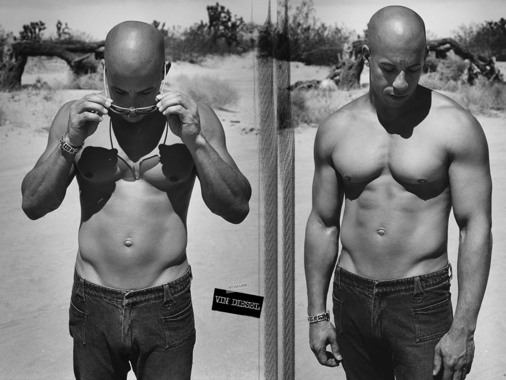 Vin Diesel Shirtless , HD Wallpaper & Backgrounds