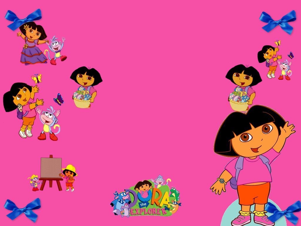Vosvos Dora Wallpapers - Dora The Explorer Grown Up Pink Background , HD Wallpaper & Backgrounds