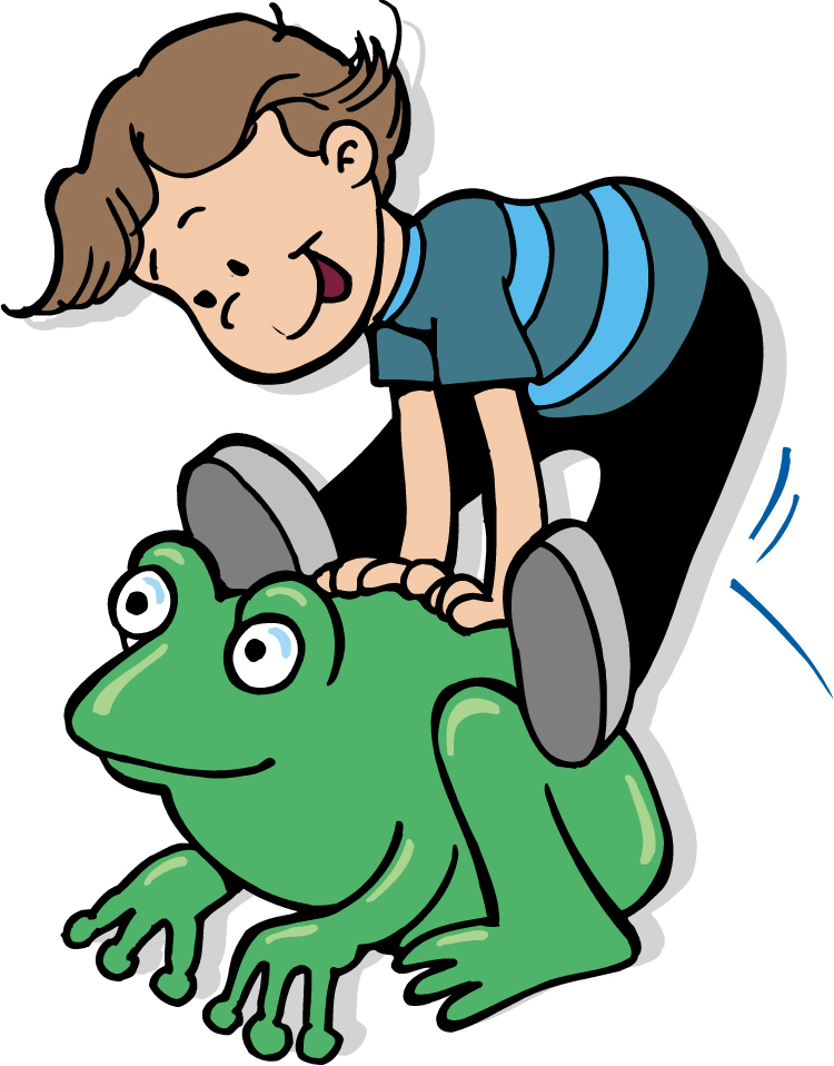 Bullfrog Clipart Kodok - Boy And Frog Cartoon , HD Wallpaper & Backgrounds