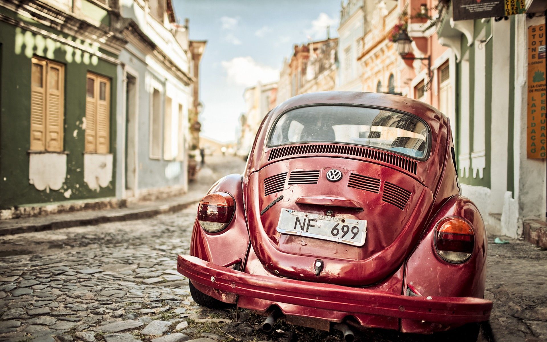 Back To 75 Old Volkswagen Wallpapers - Vw Beetle South America , HD Wallpaper & Backgrounds