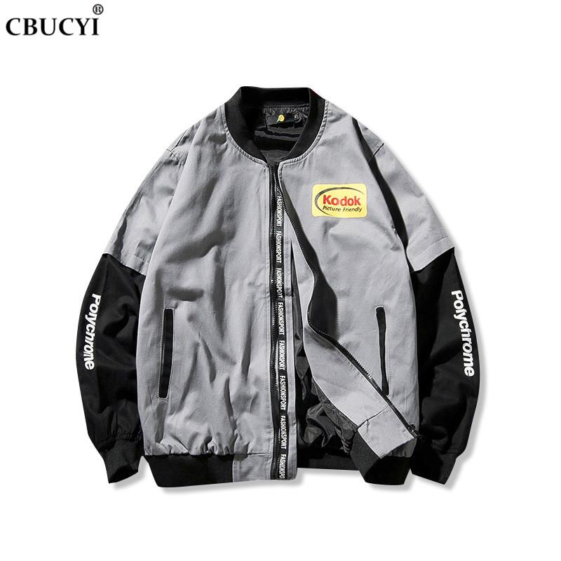 Cbucyi2018 Multi Color Stitching Kodok Printed Bomber, - Coat , HD Wallpaper & Backgrounds