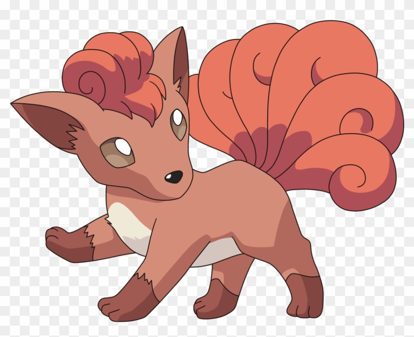 A Pikachu's Back Has Two Brown Stripes, And Its Large - Imagenes De Pokemon Vulpix , HD Wallpaper & Backgrounds