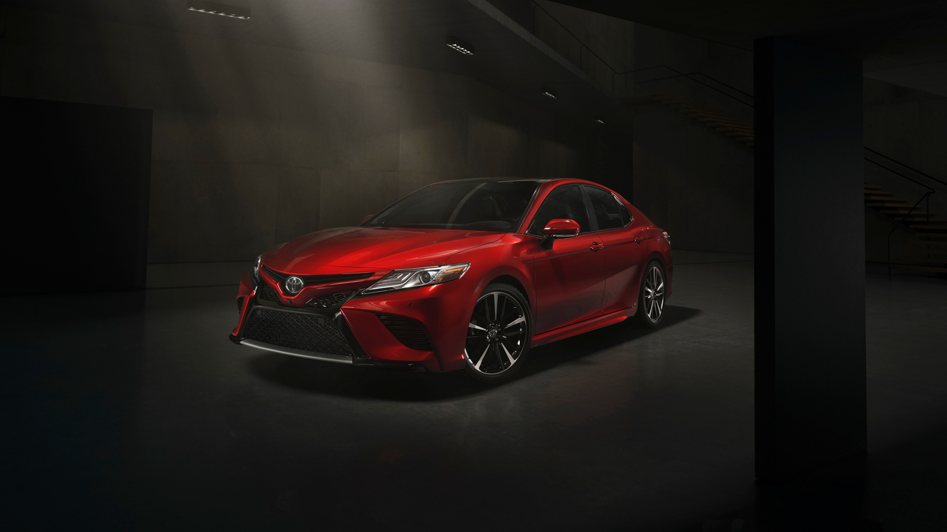 Toyota Camry Xse Ke - Toyota Camry 2018 Rojo , HD Wallpaper & Backgrounds