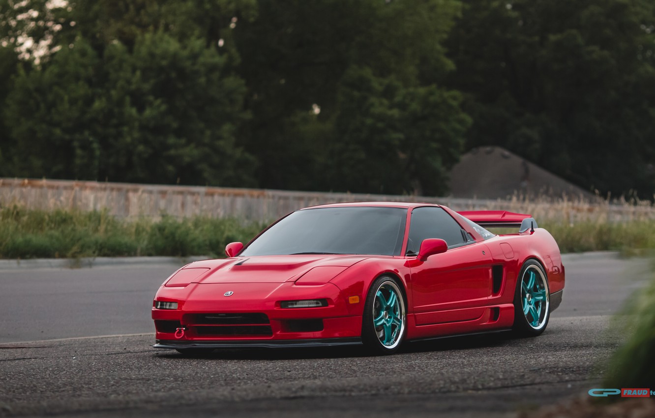 Photo Wallpaper Before, Red, Wheels, Honda, Red, Japan, - Honda Nsx Рабочий Стол , HD Wallpaper & Backgrounds