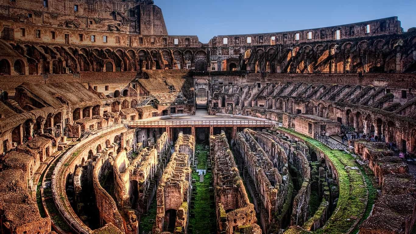 Colosseum Interior - Colosseum , HD Wallpaper & Backgrounds