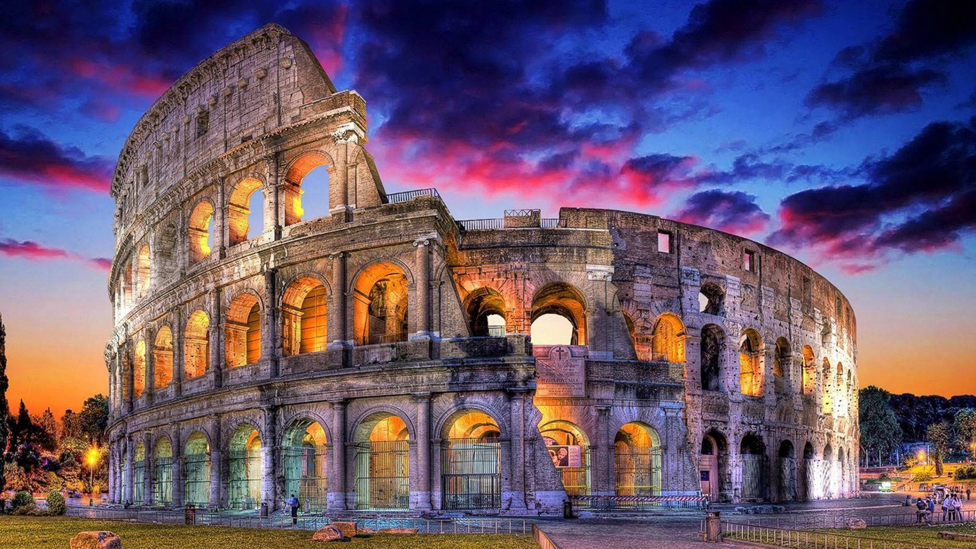 Back To 41 Square Colosseum Wallpapers - Ancient Rome , HD Wallpaper & Backgrounds