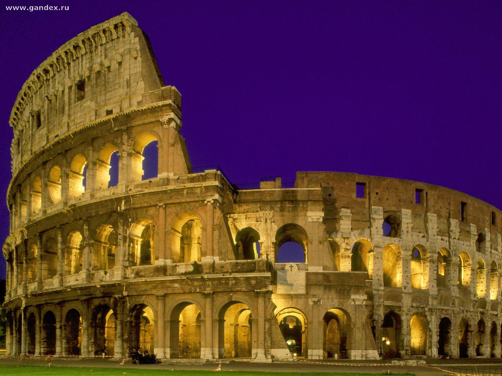Desktop Wallpaper The City Of Rome, Italy - Colosseum , HD Wallpaper & Backgrounds