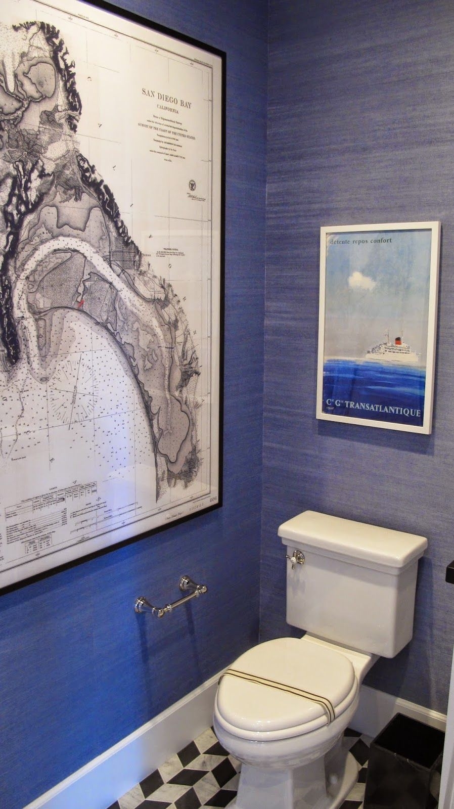 Nauticalnature Coastal Living Showhouse Coronado Island - Bathroom , HD Wallpaper & Backgrounds