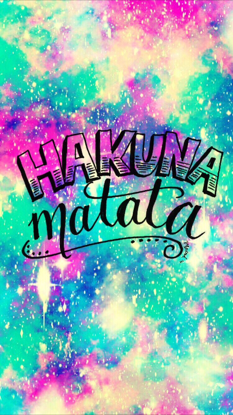 Hakuna Matata Galaxy Iphone/android Wallpaper I Created - Hakuna Matata Wallpaper Hd , HD Wallpaper & Backgrounds