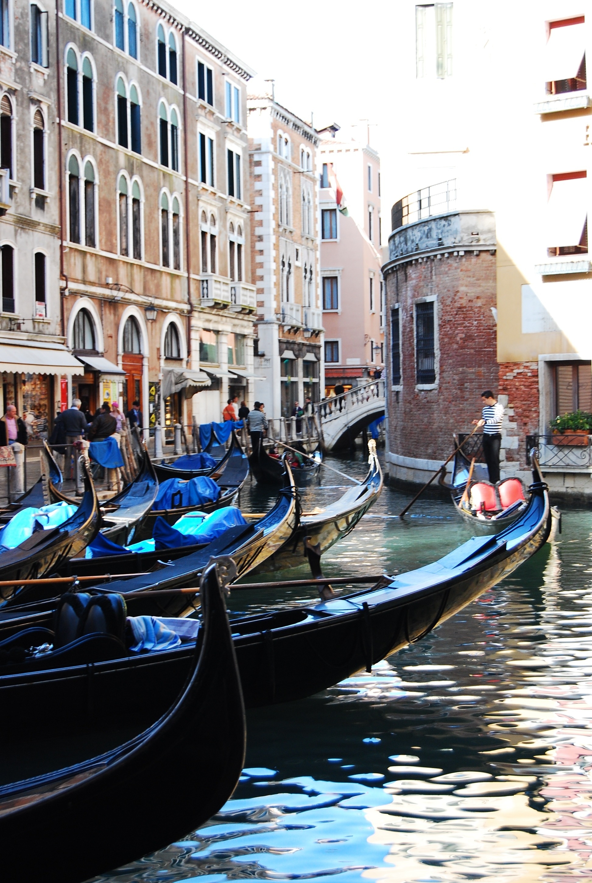 Venice, City, Gondolas, Travel, Italy, Gondola - Venice , HD Wallpaper & Backgrounds
