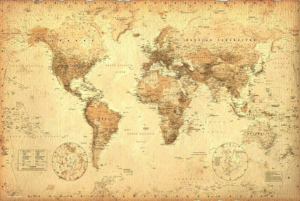 Wonderbaarlijk Wallpaper Maps Vintage Map Wallpaper Atlas For The - Old Map JX-75